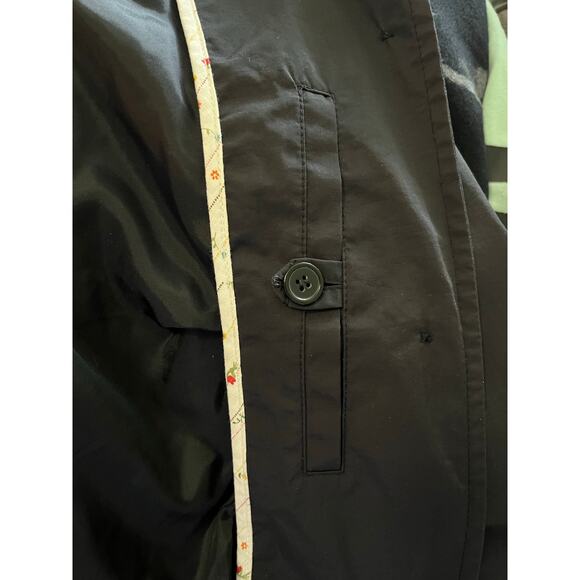 Pendleton | Vintage Women's Size L Trench Coat Black - Picture 4 of 7